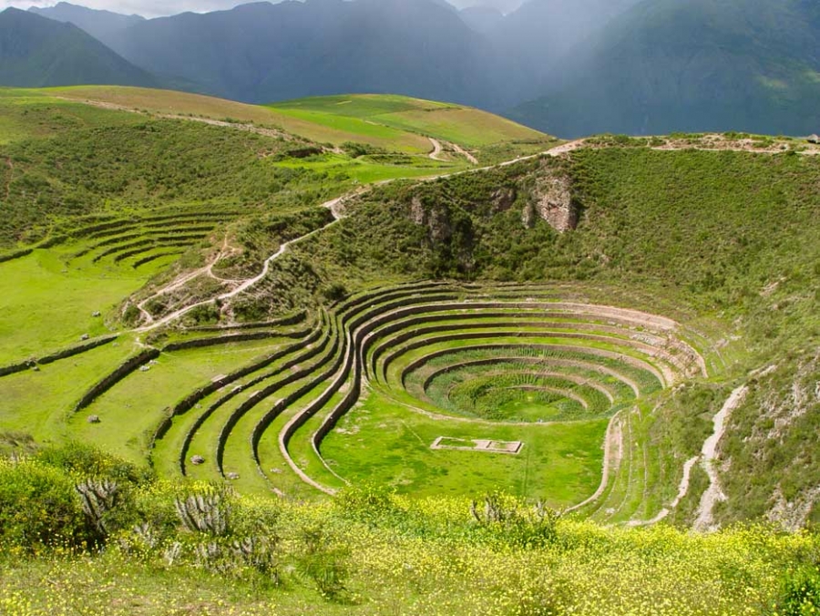 Inca ruins in Moray